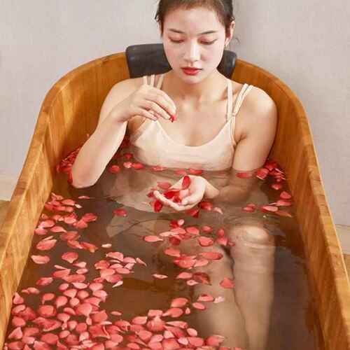 美容院泡澡木桶大人全身沐浴桶家用洗澡桶熏蒸木桶浴缸实木洗澡盆