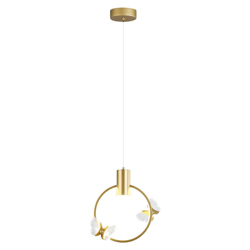 床头壁灯卧室床头灯小吊灯现代简约网红款新款蝴蝶灯沙发电视背景