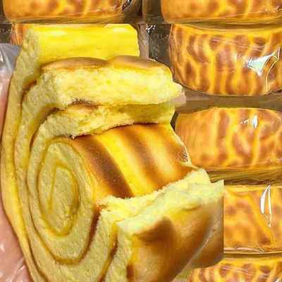 【虎皮牛乳卷】虎皮蛋糕卷夹心面包整箱学生营养早餐休闲零食