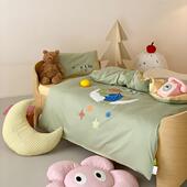 100支澳A类全棉刺绣幼纯儿园三件套童棉棉花儿被芯整套入园六幼儿