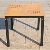 阳台木桌户外露天组合咖啡厅室外花园房阳光餐桌椅休闲庭院长桌塑