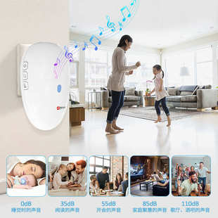 爆款无线门铃组合四彩灯闪烁57首音乐选曲厂家直销新款