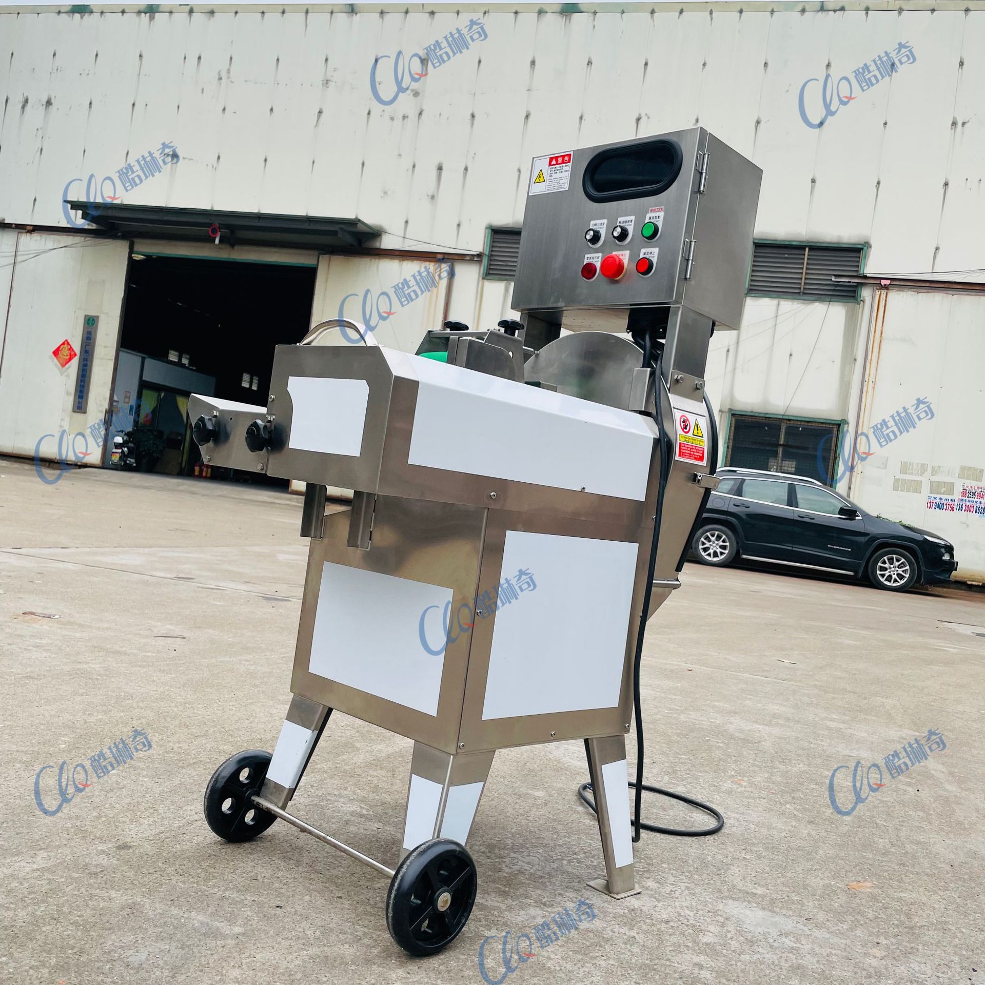 *文昌诺丽果清洗切片生产线 食材加工水果切片机冻干前期切圆片机