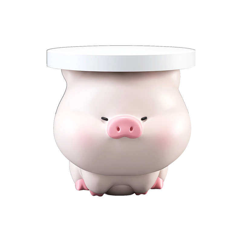 奶油风猪摆件大型落地家居装饰品客厅电视柜沙发边几床头乔迁礼品