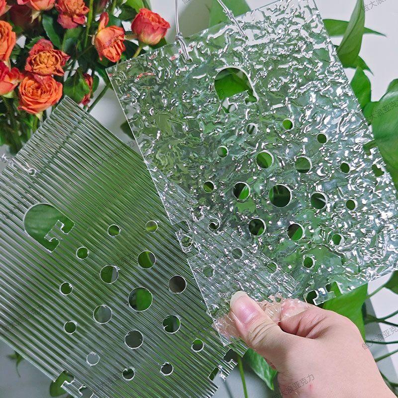 亚克力鹿角蕨种植板鹿角蕨石头纹条纹蝴蝶兰亚猴二歧上板工具挂板图片