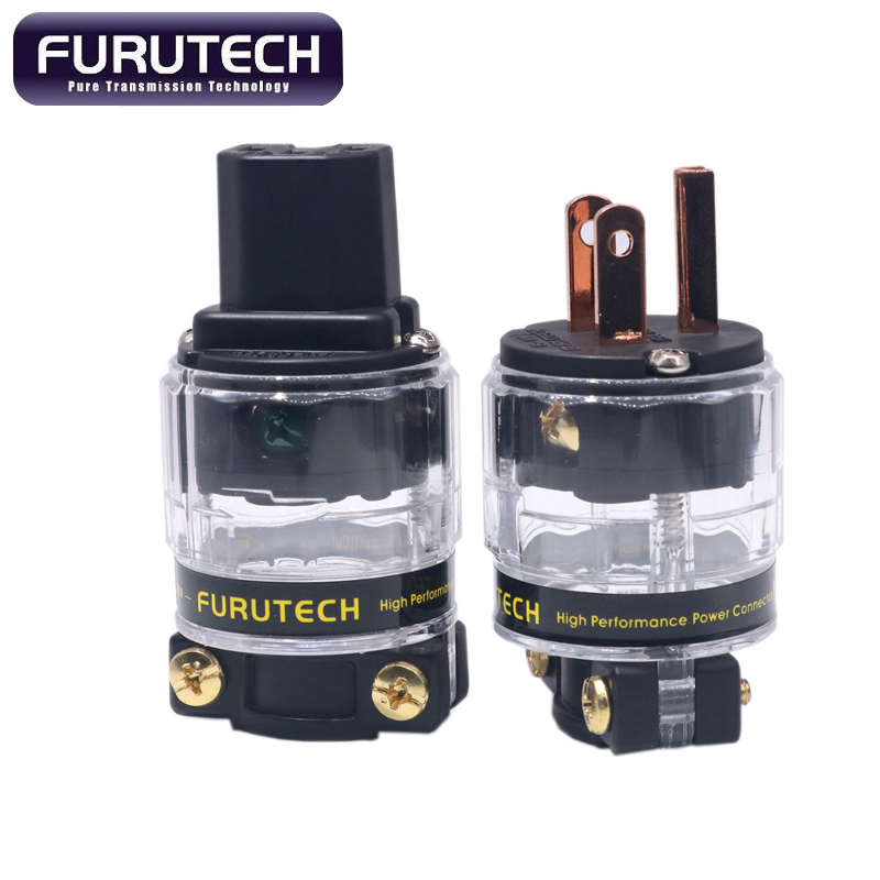 古河FURUTECH FI-11(G) 紫铜镀金镀铑插头 hifi音响配件 电源插头