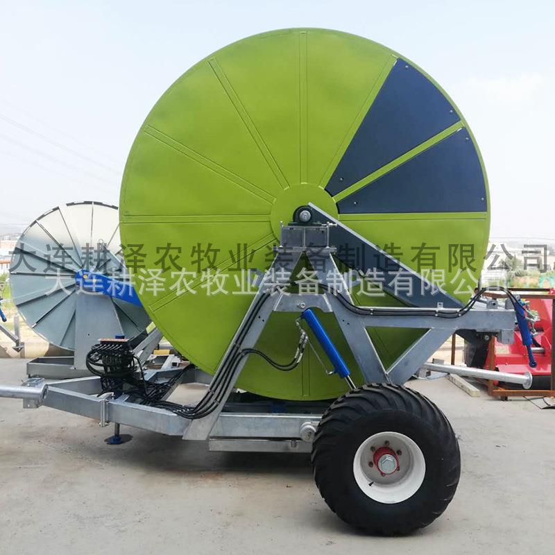 喷灌系统厂家自动灌溉设备农用大型自走式卷盘机90mm管径灌溉机