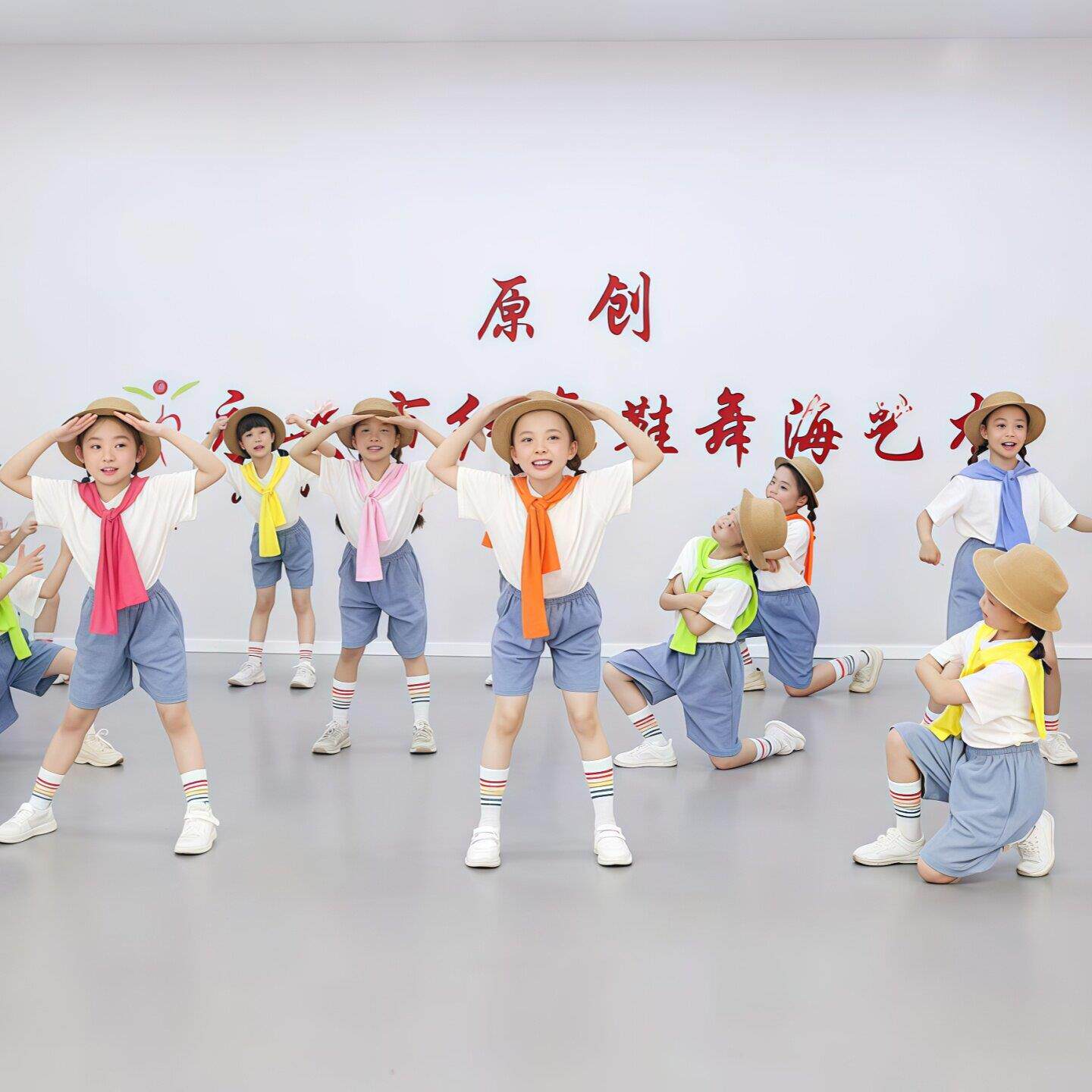 天舞蹈服六一儿童节男女童毕业演出服幼儿园小学生团体表演服
