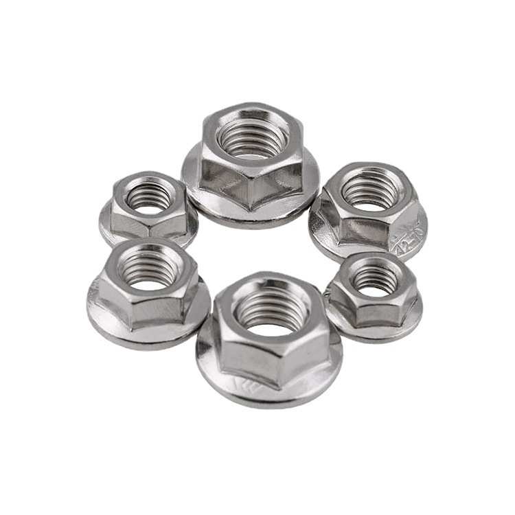 垫din6923自带304螺母螺母法兰不锈钢六角销售厂家m5m6m8m10m20外