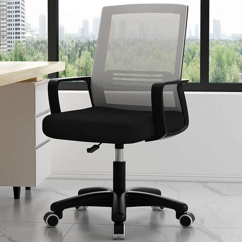 办公椅舒适久坐学生宿舍弓形麻将椅子会议室靠背家用升降电脑转椅