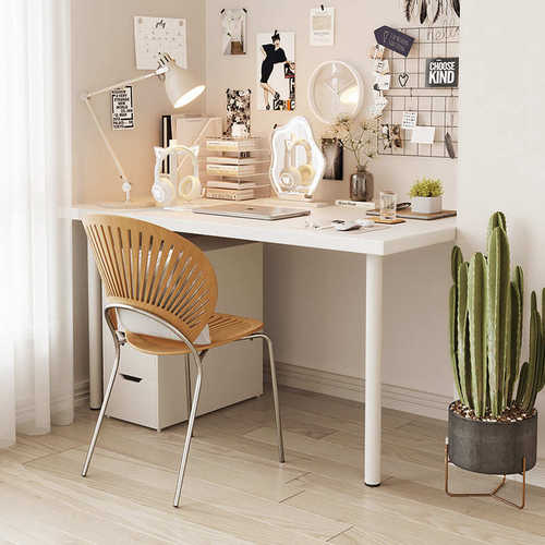 电脑桌家用学习书桌ins风学生卧室写字台出租房桌子厂商贸外贸厂