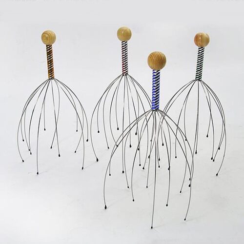 Octopus Head Massager with Steel Wires - Scalp Massager for