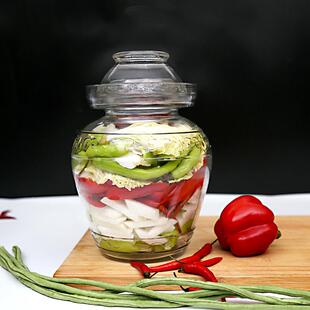 Large Capacity Kimchi Jar Thickened Glass Home-use Pickling