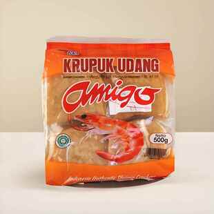 印尼进口虾片啊米戈大虾片虾片自己油炸饭厅网红大虾片阿米戈