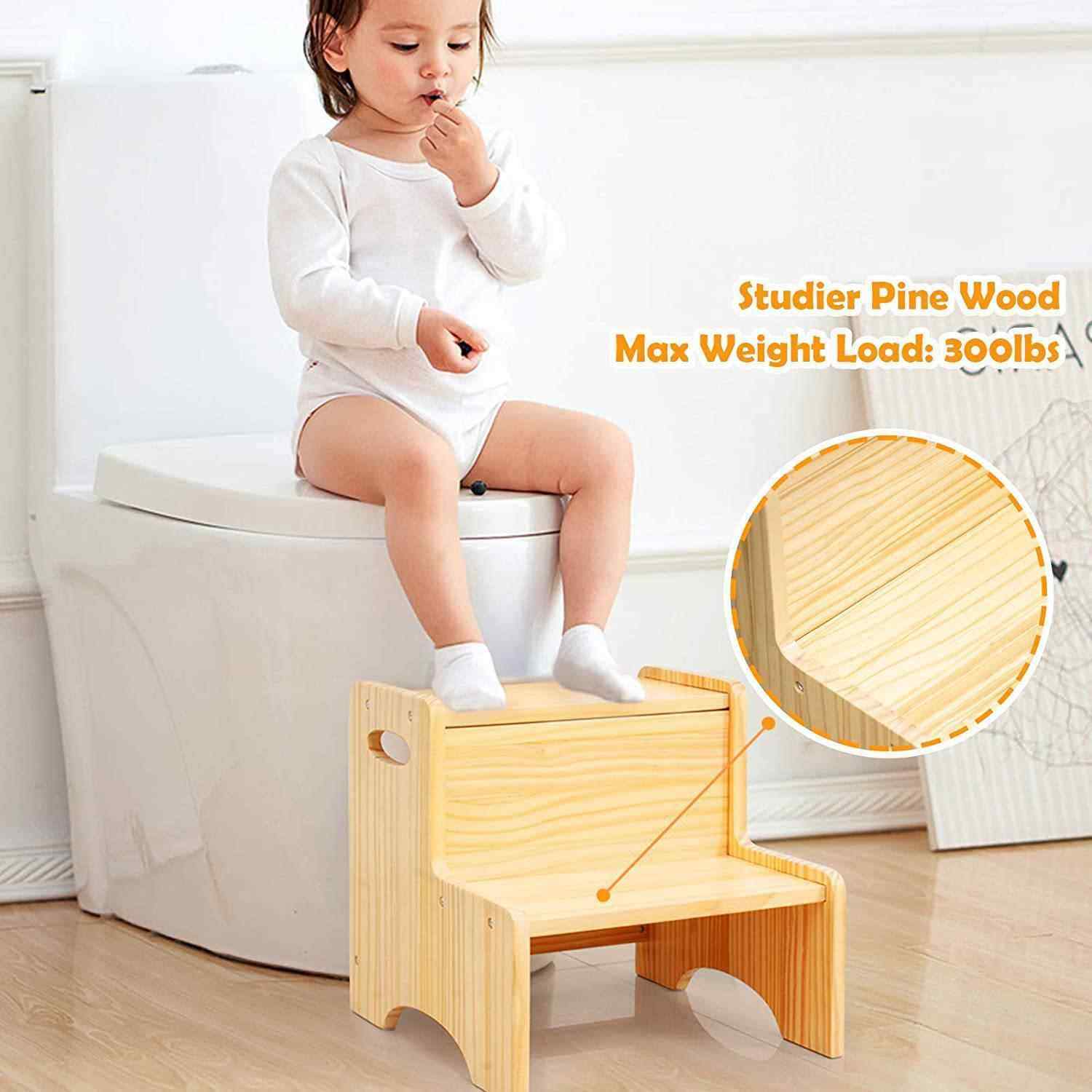 家用实木脚踏凳儿童垫高凳子木质脚垫台阶脚踏浴室