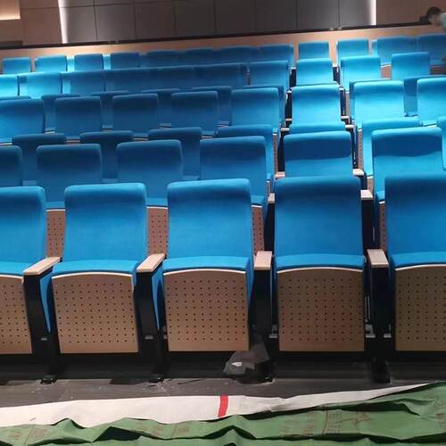 礼堂椅排椅写板报告厅座会字椅带学校议室阶FAK梯教室排椅影剧院