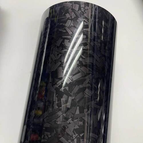High Glossy black blue silver red Forged Carbon Fiber Vinyl