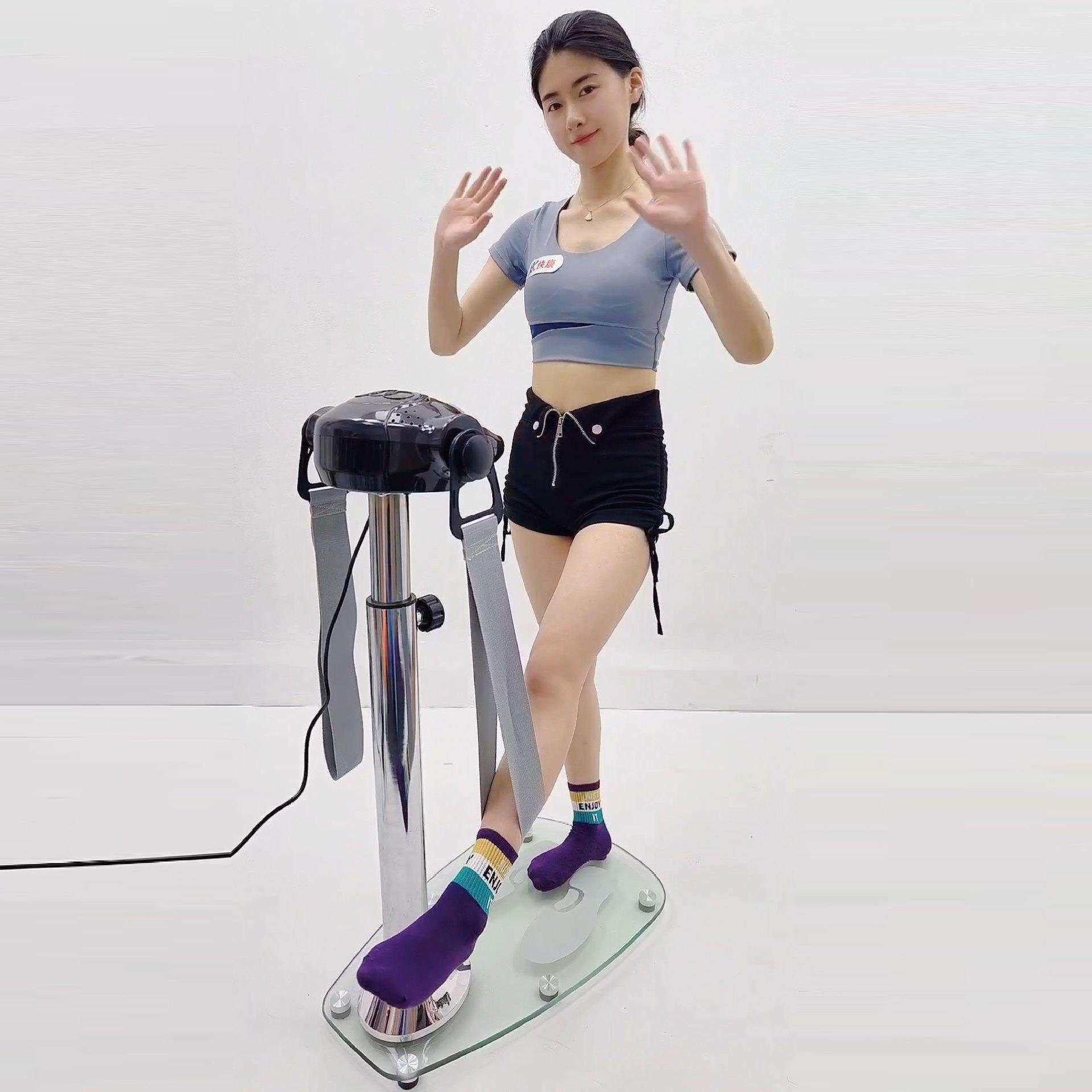 家销健身器材室内懒美腰ZUY机女爆款瘦腹人收腹器调直节按摩震厂