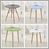 伊姆斯创北欧意家用小圆桌接待洽谈桌椅组合简约休闲餐桌咖啡店桌