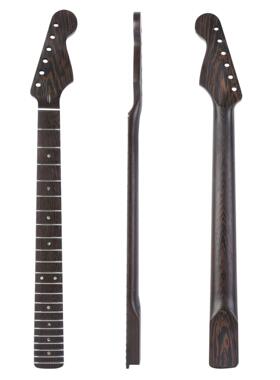[哑光]22品ST鸡翅木琴柄电吉他琴颈彩贝音点-牛骨上枕 ST Strat