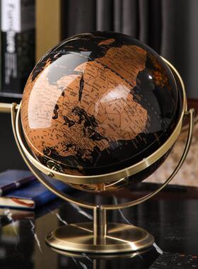 家居软装饰品现代轻奢高档地球仪摆件办公室书房书桌书架小客厅