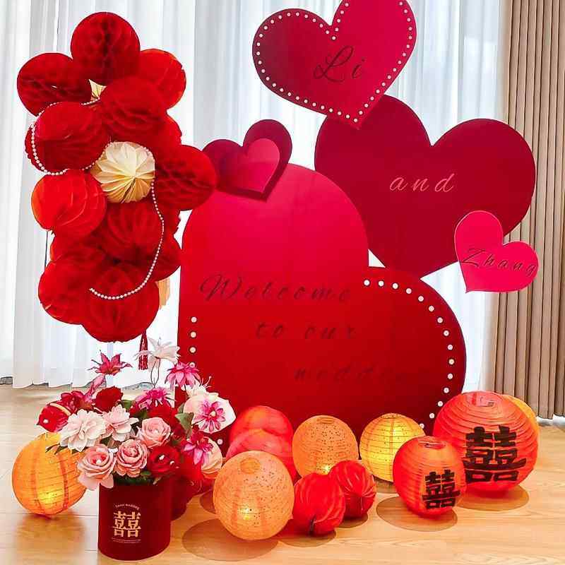 结婚套装婚房布置客厅装饰蜂窝球立柱婚礼喜庆用品大全男女方订婚,节庆用品/礼品,陪嫁用品套装,淘宝优惠券,粉丝福利购,淘宝优惠卷