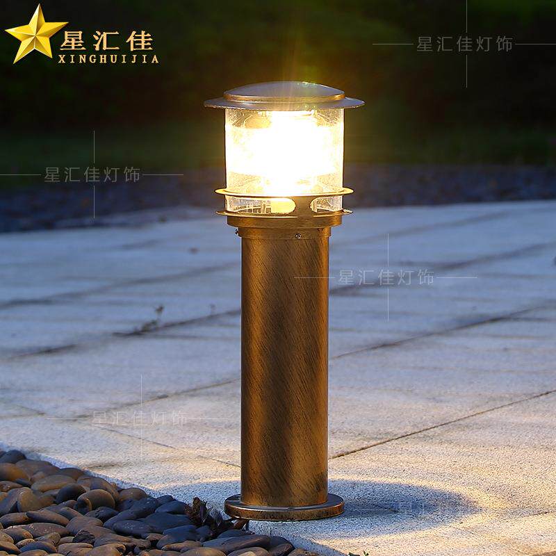 防水灯户外简约现代花园别墅家用小区草坪落地led超亮室外庭院灯