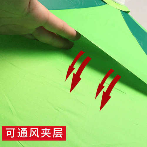 戴维营户外三节折叠万向钓鱼伞2米/2.2米防雨防晒超短便携钓姗婷