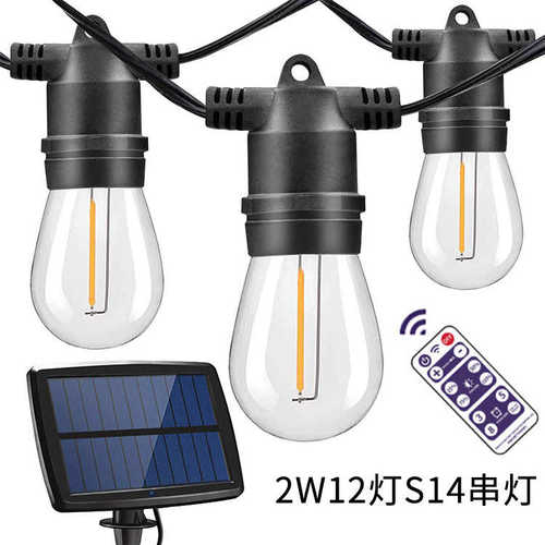太阳能节日外球灯圣诞泡景观灯泡庭院e27e26leds14灯串户装饰灯