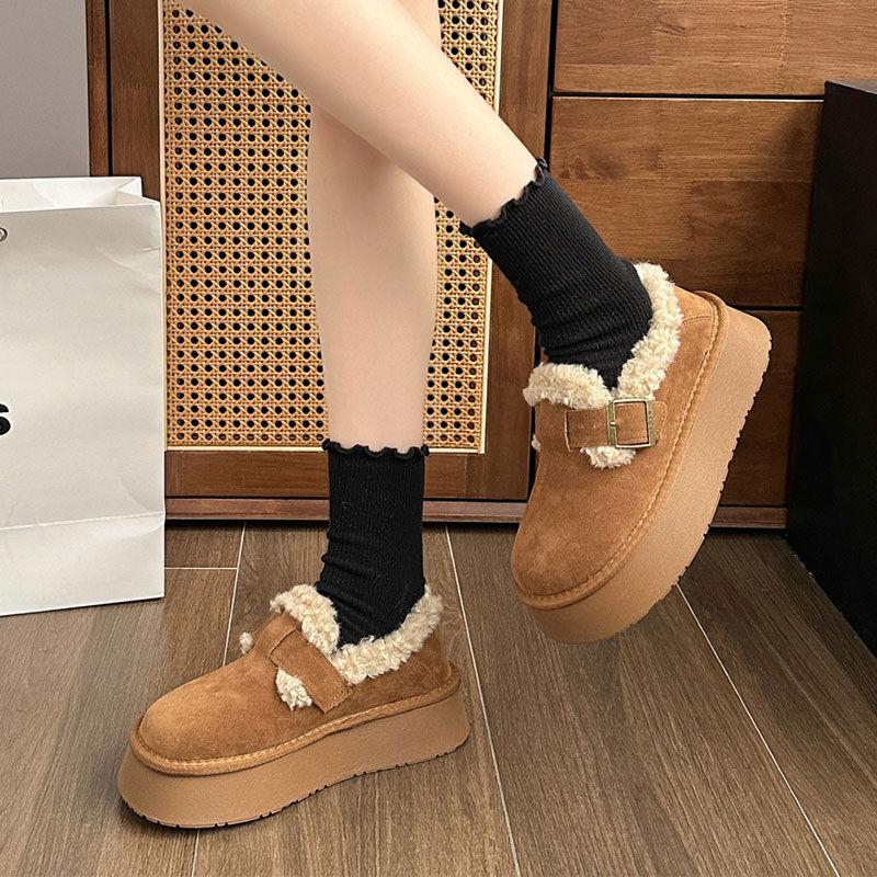 雪地靴加厚毛毛保暖时尚雪地靴