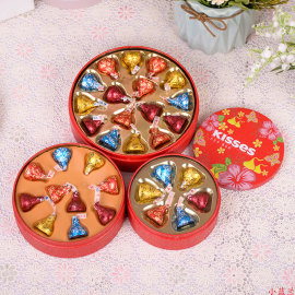 好时kisses巧克力创意，结婚喜糖盒子成品，含糖婚礼满月伴手回盒