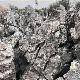 产英石叠石石鱼池假山流造YS-001峰景石头英地德石青龙石水原石