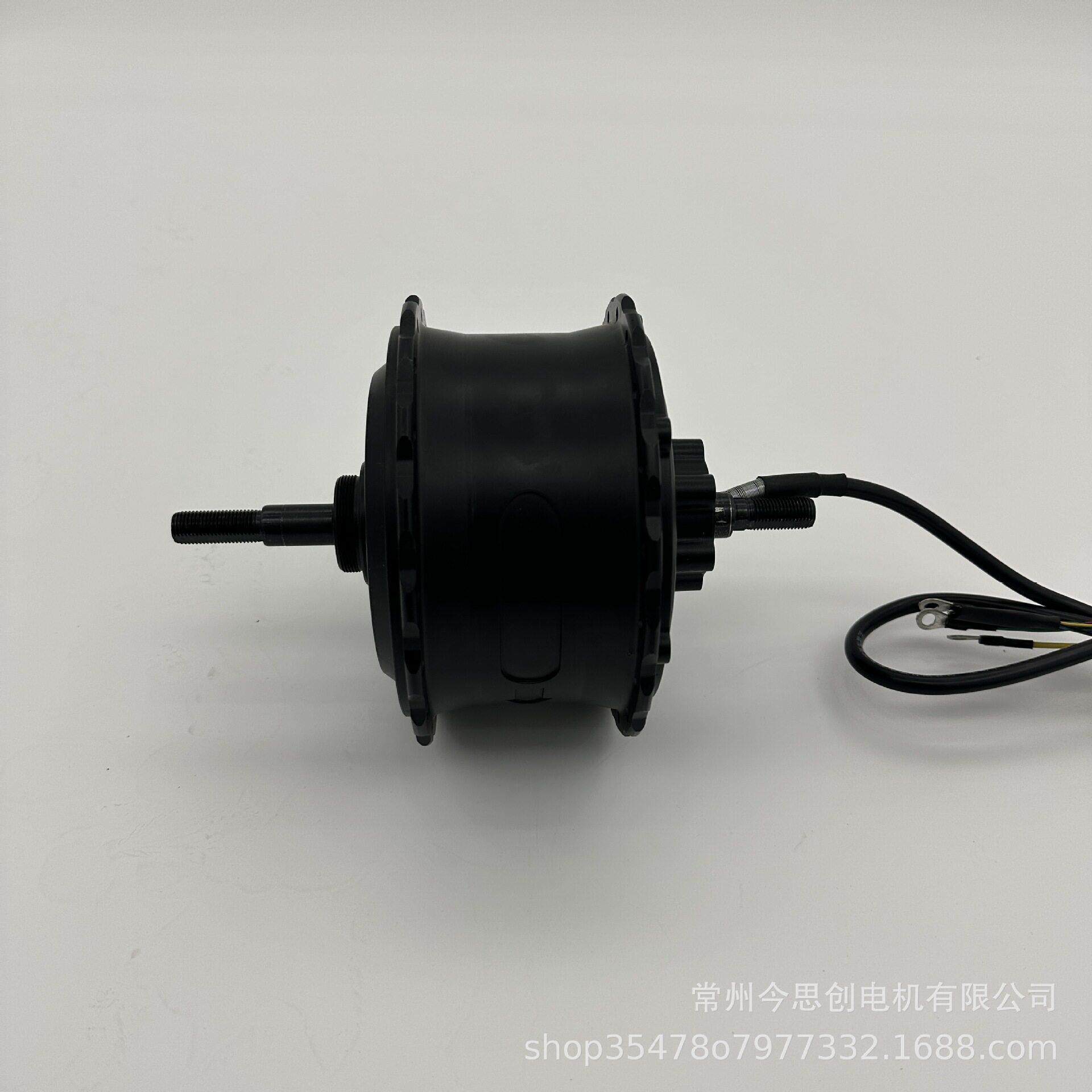 48V60V大功率无刷有齿自行车电机雪地车辐条电机山地自行车电车