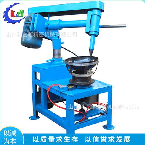 铁皮炒锅电动砂光机设备小型全自动炊具抛光机炒锅内外回抛机
