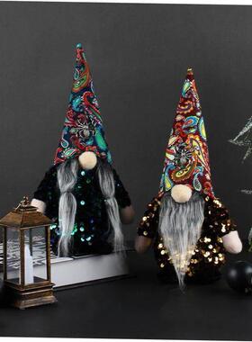 万圣节Halloween faceless old man doll display dwarf doll toy