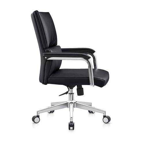 厂家直供电学脑现椅人体工椅简约代书房板椅靠背办公椅B121会议大