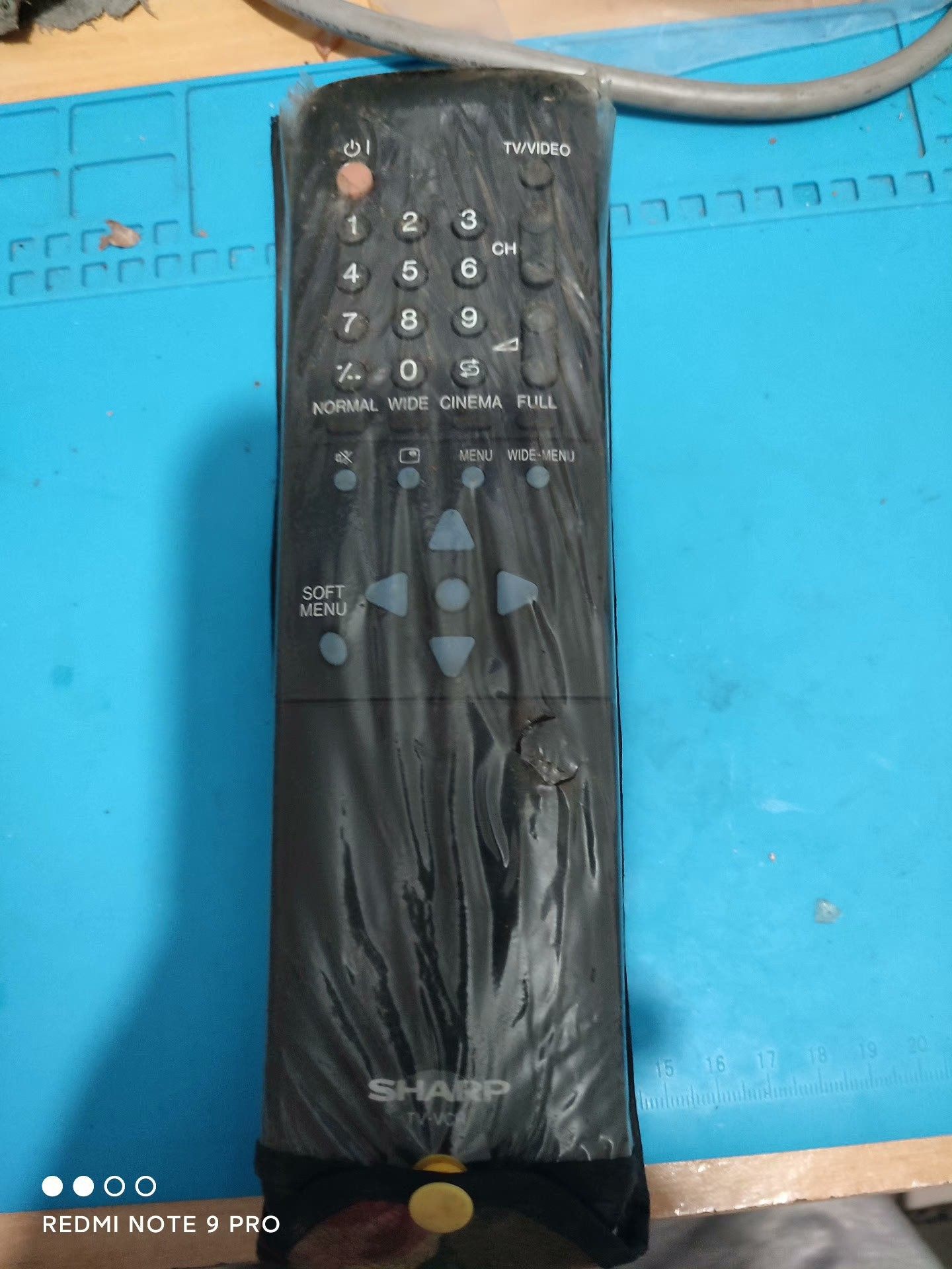 夏普W328，W288，原机遥控器，成色如图，功能包好，非偏