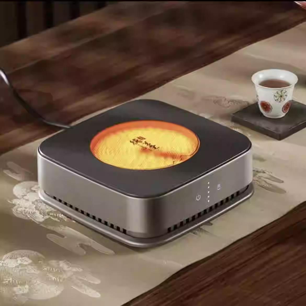 德茗堂猫眼二代plus1500W烧水电陶炉智能迷你小型家用煮茶茶炉