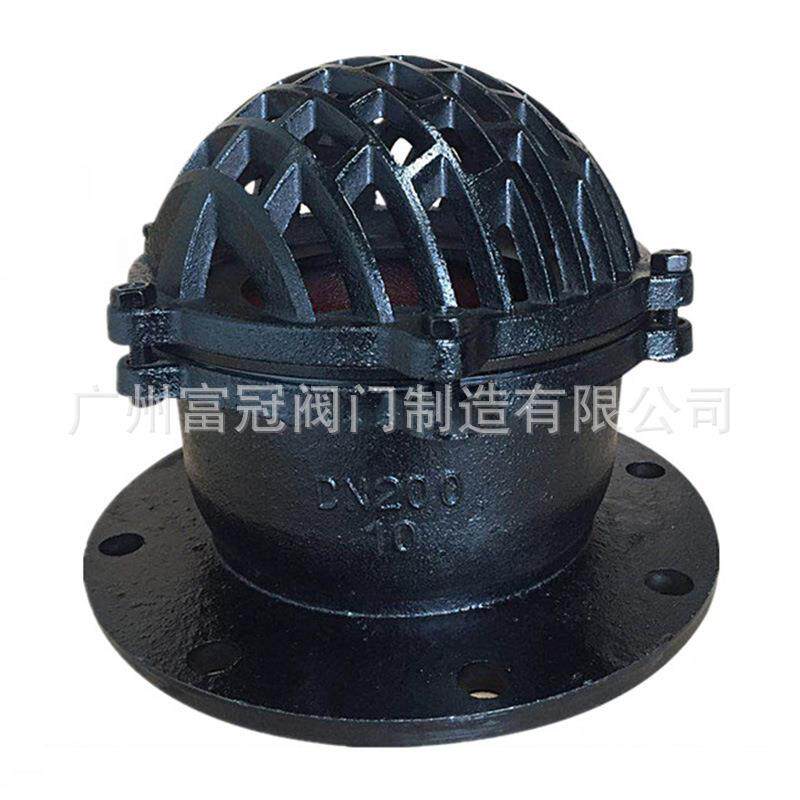H42X-2.5铸铁法兰底阀 抽水底污水处理底阀 水泵底阀单向阀DN100