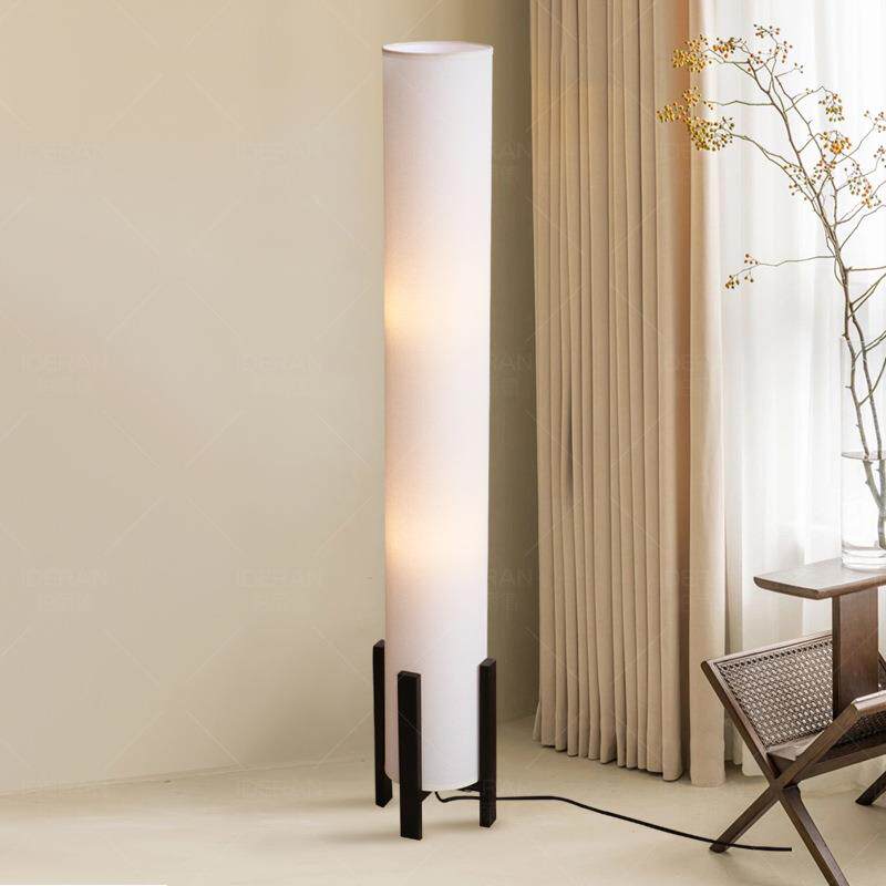 中古风落地灯复古高级感客厅茶室沙发旁边实木卧室氛围感立式台灯