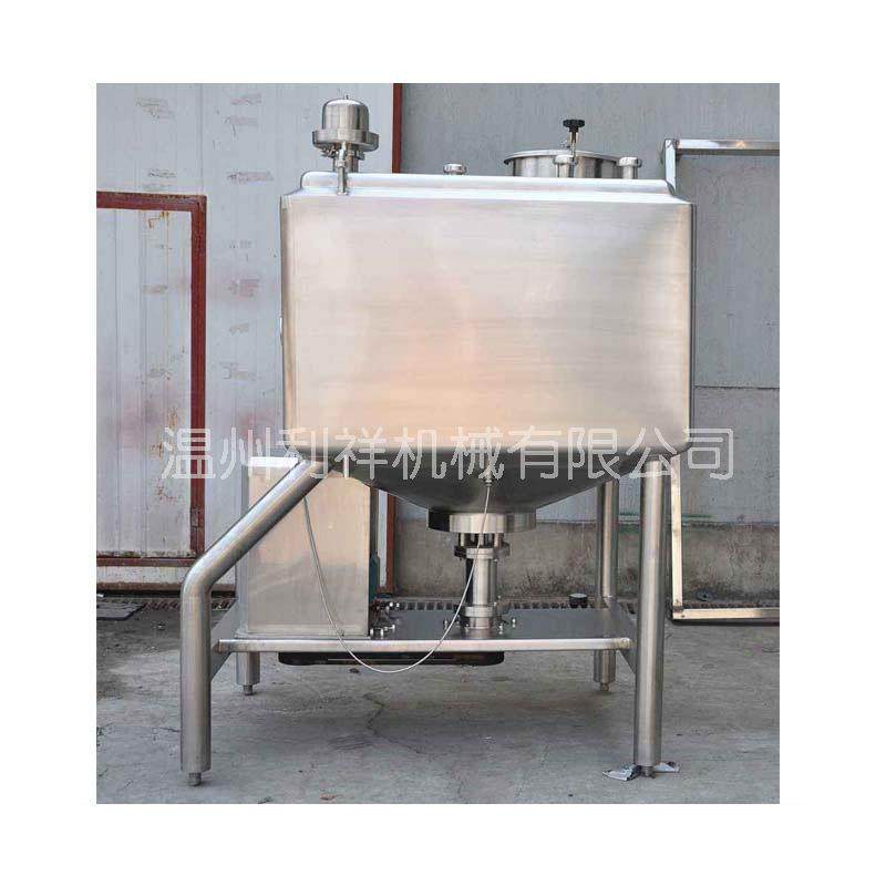 利祥厂家供应方形高剪切乳化罐加工化妆品工业真空罐底乳化机