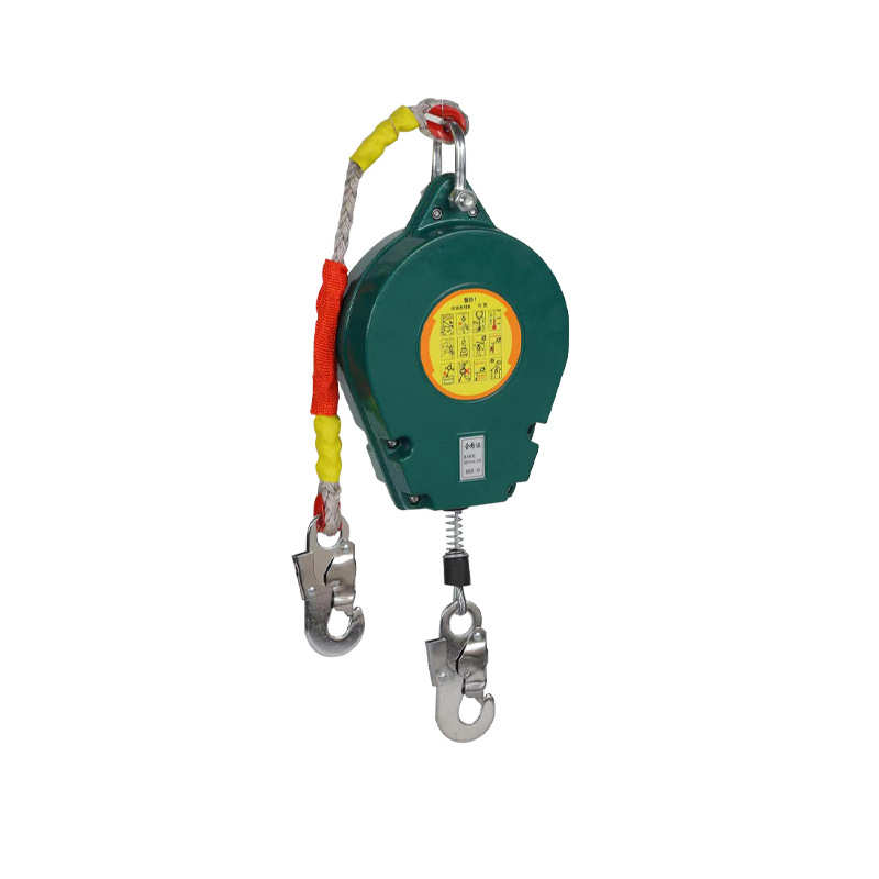 一体式自锁防坠落保护器施工收缩式10米防坠器高空作业速差自锁器