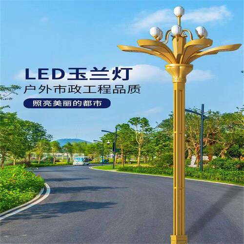 玉兰灯led景观灯中华灯太阳能户外照明灯街道新中式庭院灯