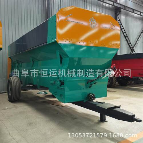 大型牵引式撒粪车 果园农田大棚施肥机 牛羊粪便抛粪车