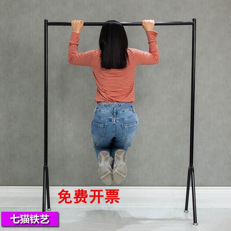 摆地摊挂衣架货架落地挂衣杆童女装卖衣服夜市折叠服装店展示架