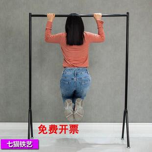 摆地摊挂衣架货架落地挂衣杆童女装卖衣服夜市折叠服装店展示架