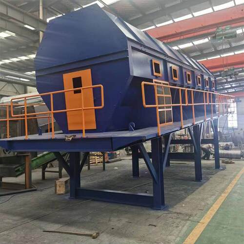 建筑垃圾筛分设备，封闭式无轴滚筒筛，2060型垃圾分拣筛