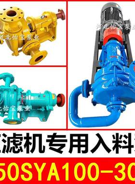 50SYA100-30型压滤机入料泵渣浆砂浆煤泥污水污泥压饼