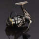 纺车轮渔轮小高尔夫全金属旋入式 双摇臂微物浅杯斜口竞技路亚鱼轮