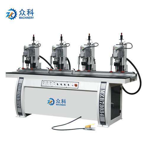 众科四头铰链钻孔机广东木工多排钻MZB73034家具木门铰链钻